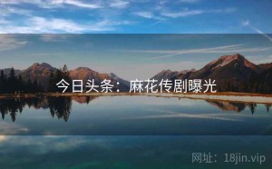 今日头条：麻花传剧曝光